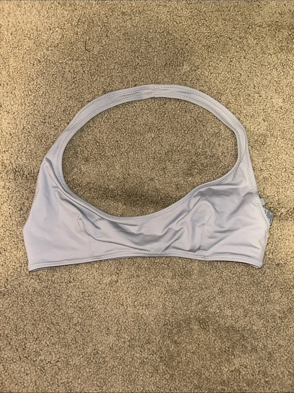 NWOT SKIMS Scoop Neck Bikini Top - Light Gray